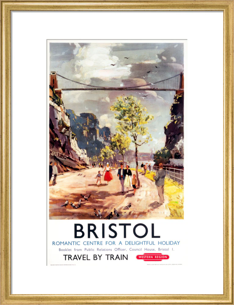 'Bristol - Romantic Centre for a Delightful Holiday', BR poster, c 1950s. - Image 81