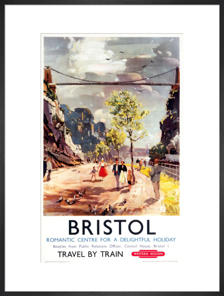 'Bristol - Romantic Centre for a Delightful Holiday', BR poster, c 1950s. - Image 89