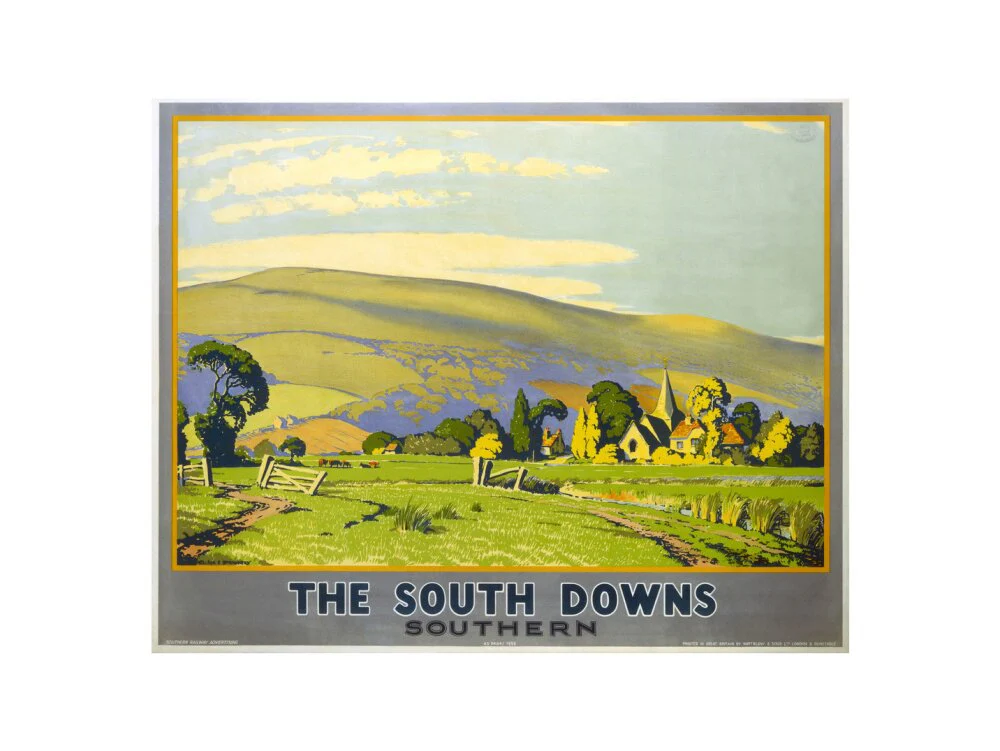 'The South Downs', SR poster, 1946. - Image 22