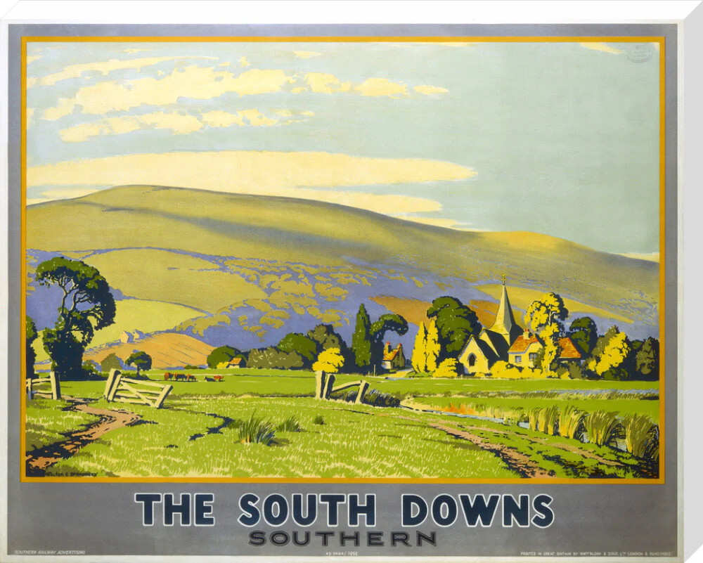 'The South Downs', SR poster, 1946. - Image 34