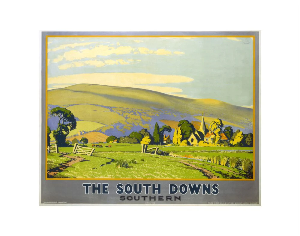'The South Downs', SR poster, 1946. - Image 35