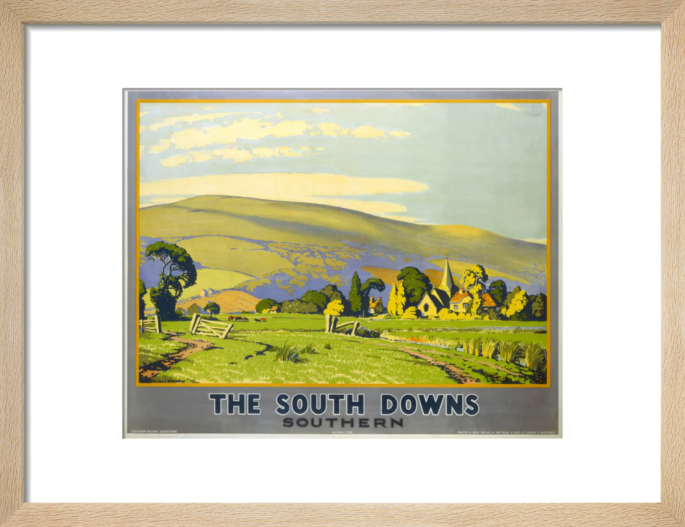 'The South Downs', SR poster, 1946. - Image 44