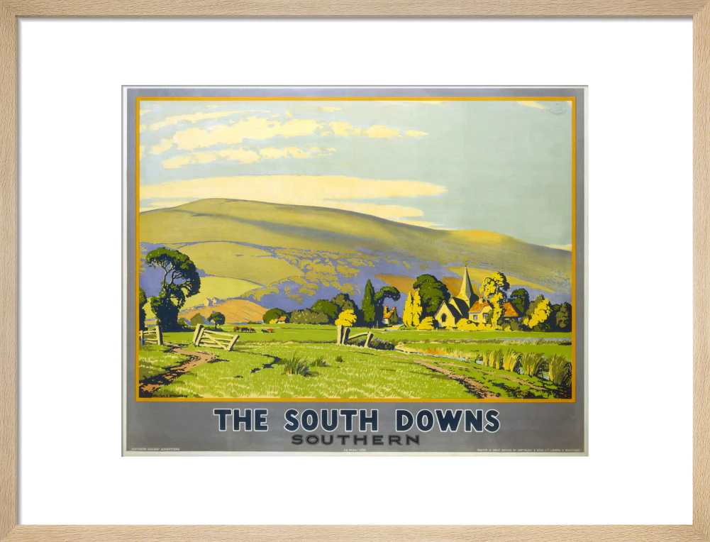'The South Downs', SR poster, 1946. - Image 49