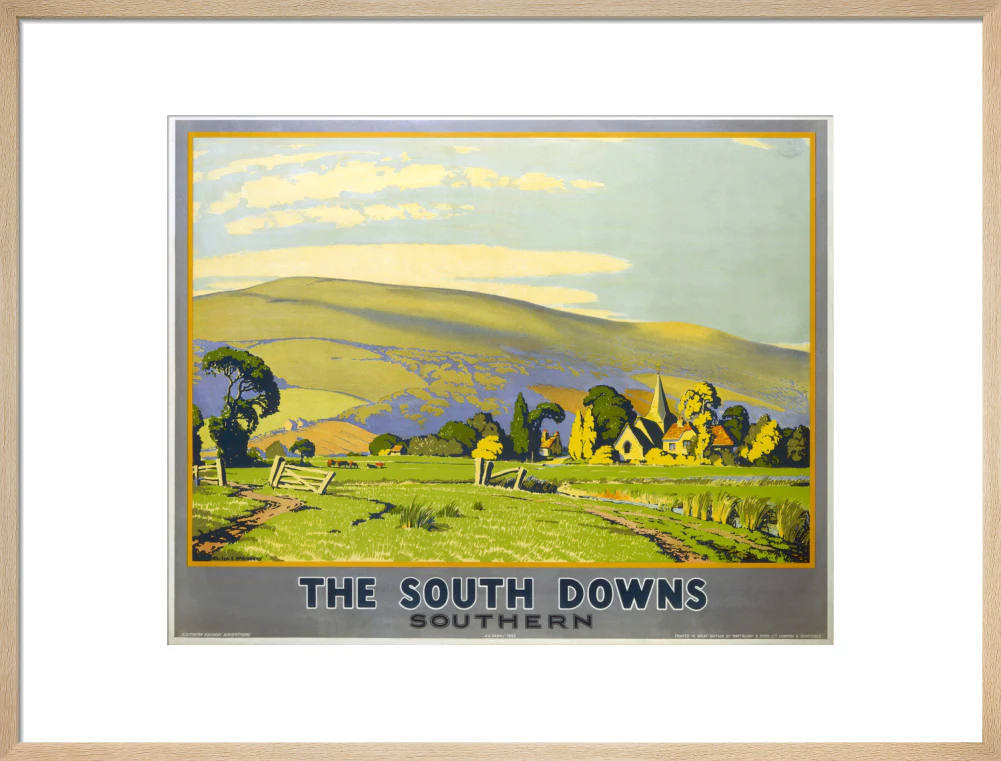 'The South Downs', SR poster, 1946. - Image 54