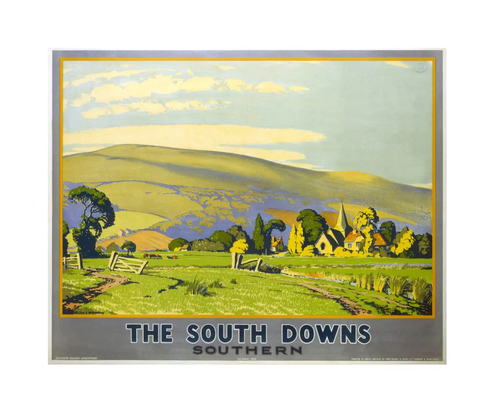 'The South Downs', SR poster, 1946. - Image 61