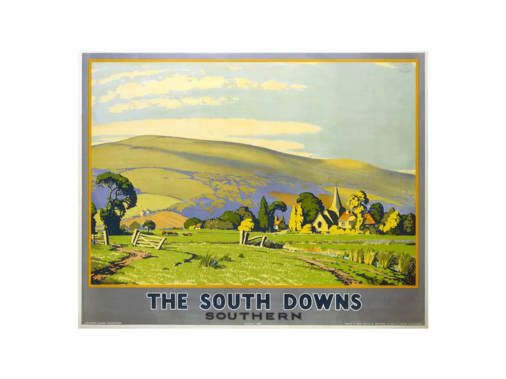 'The South Downs', SR poster, 1946. - Image 7
