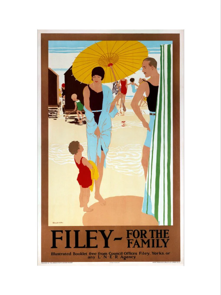 'Filey for the Family', LNER poster, c 1925. - Image 40