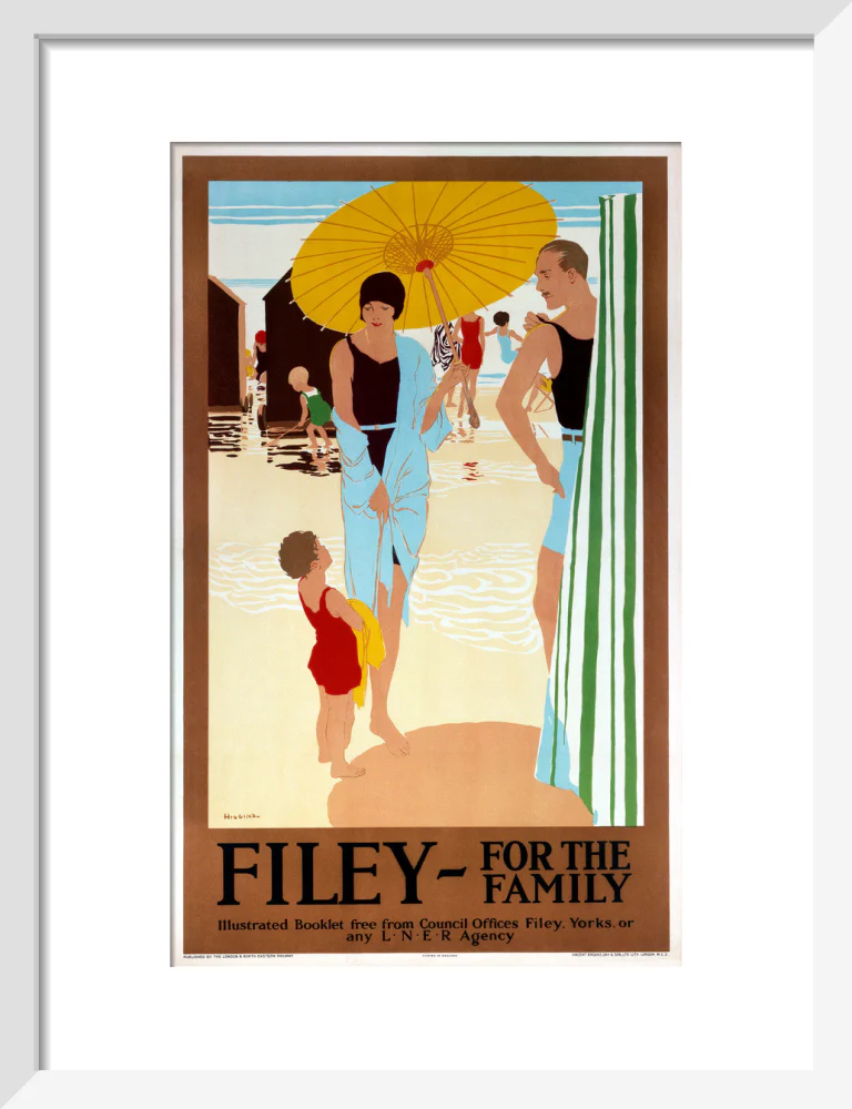 'Filey for the Family', LNER poster, c 1925. - Image 42
