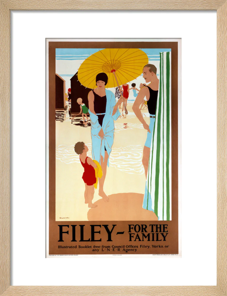 'Filey for the Family', LNER poster, c 1925. - Image 44