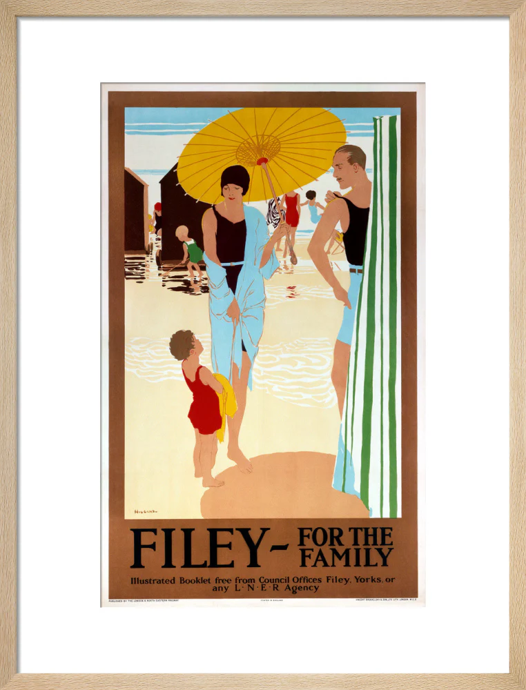 'Filey for the Family', LNER poster, c 1925. - Image 49