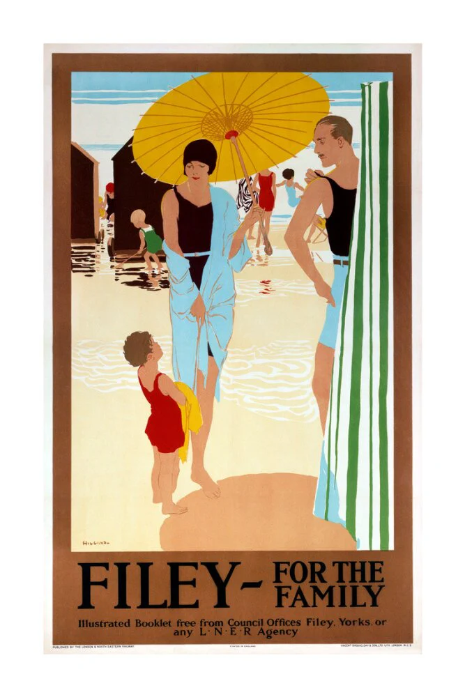 'Filey for the Family', LNER poster, c 1925. - Image 63