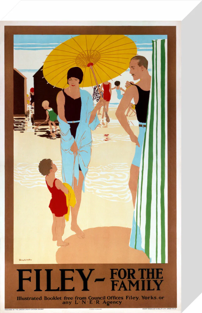 'Filey for the Family', LNER poster, c 1925. - Image 64