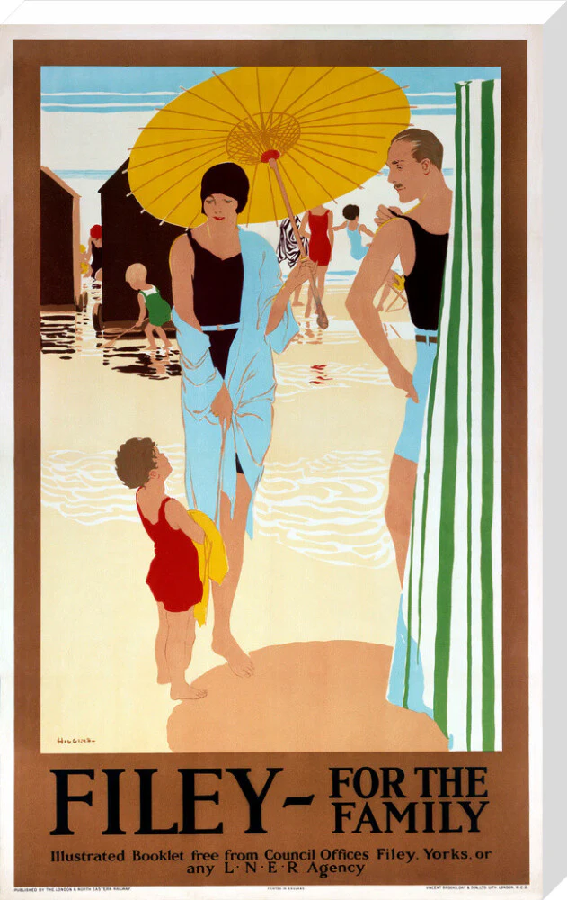 'Filey for the Family', LNER poster, c 1925. - Image 67