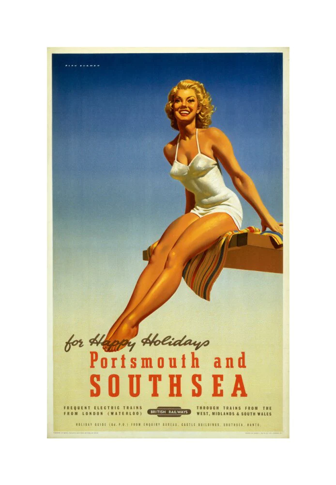 'Portsmouth and Southsea', BR poster, 1950s. - Image 28