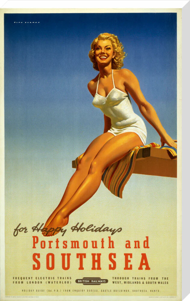'Portsmouth and Southsea', BR poster, 1950s. - Image 34