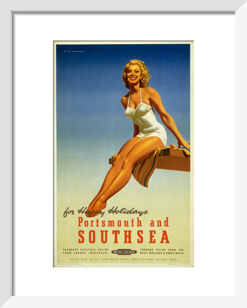 'Portsmouth and Southsea', BR poster, 1950s. - Image 37