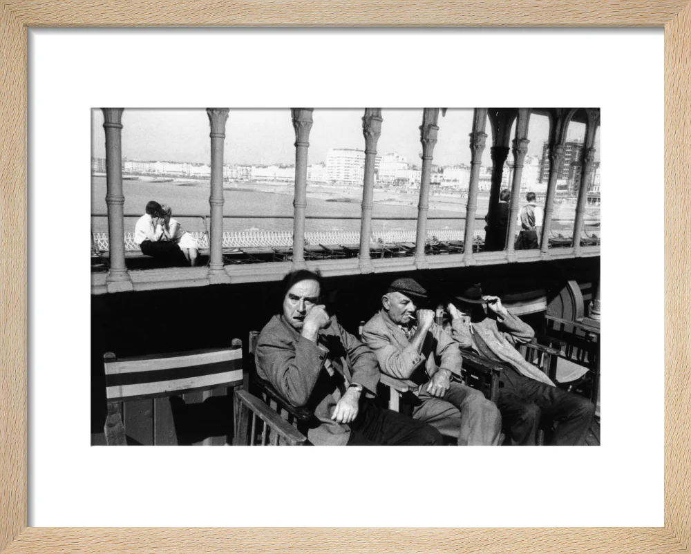 Three elderly males relaxing in chairs, 1968. - Image 39