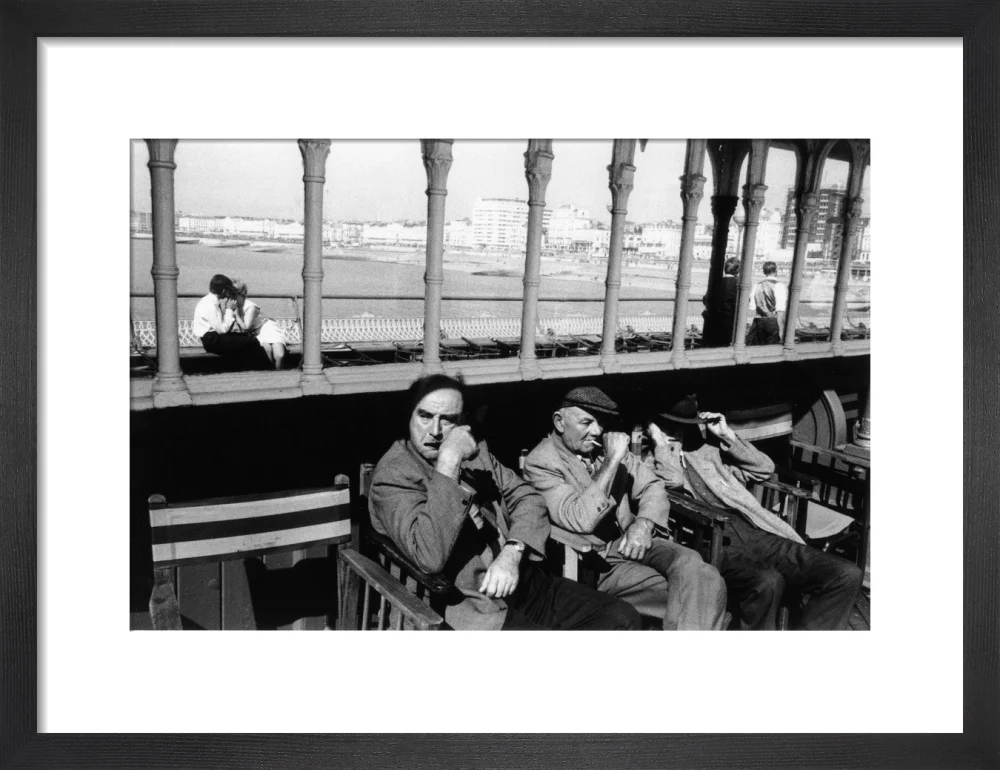 Three elderly males relaxing in chairs, 1968. - Image 41