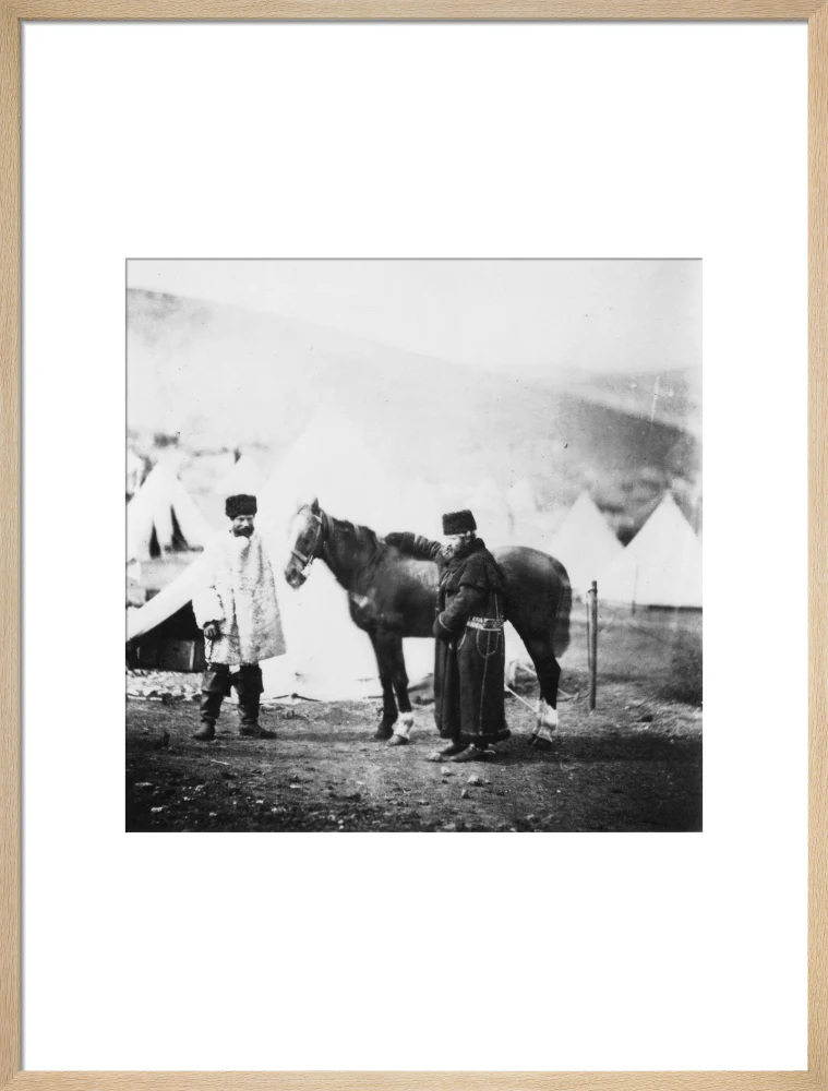 Colonel Lowe and servant in winter dress, c 1855. - Image 21