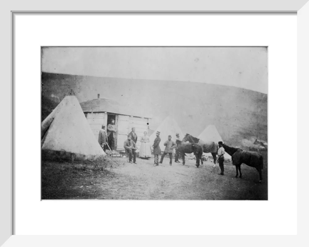 Captain Webb's hut, January 1856. - Image 4