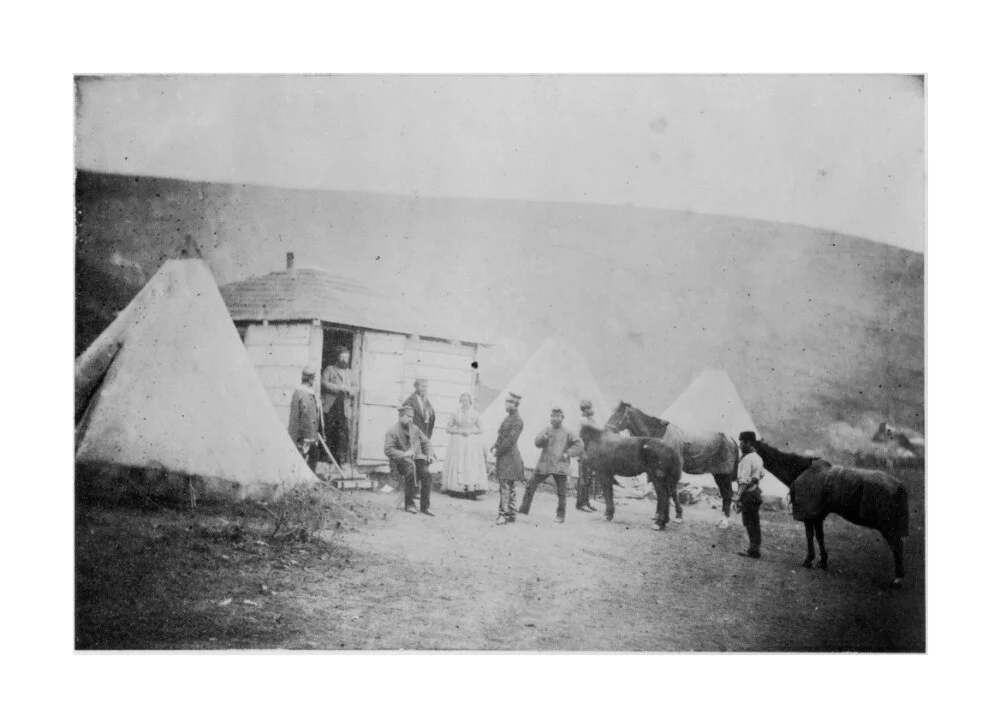Captain Webb's hut, January 1856. - Image 91