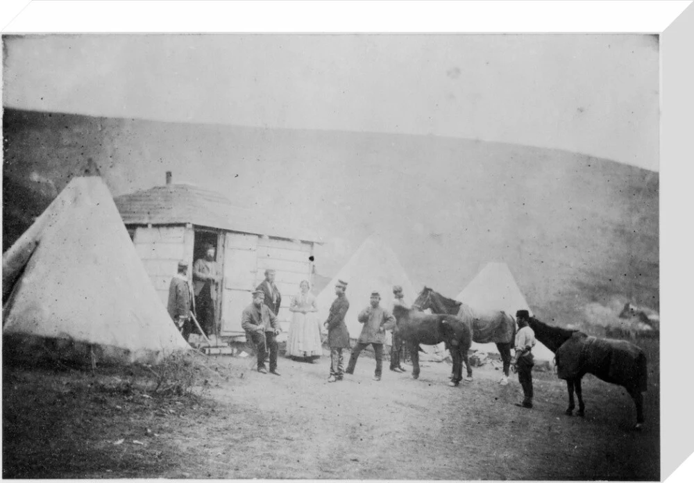 Captain Webb's hut, January 1856. - Image 94