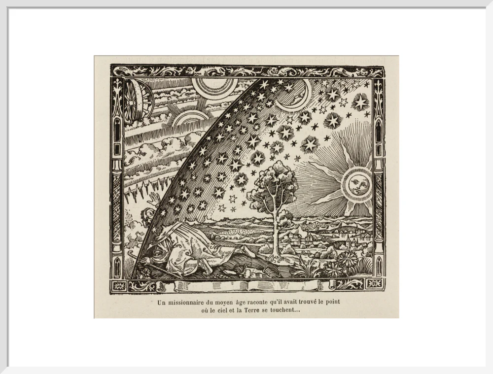 A medieval missionary finds the point where sky and earth touch, 1888. - Image 24