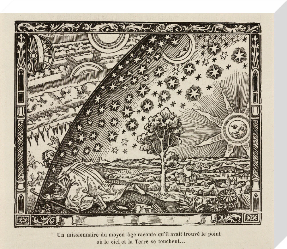 A medieval missionary finds the point where sky and earth touch, 1888. - Image 32