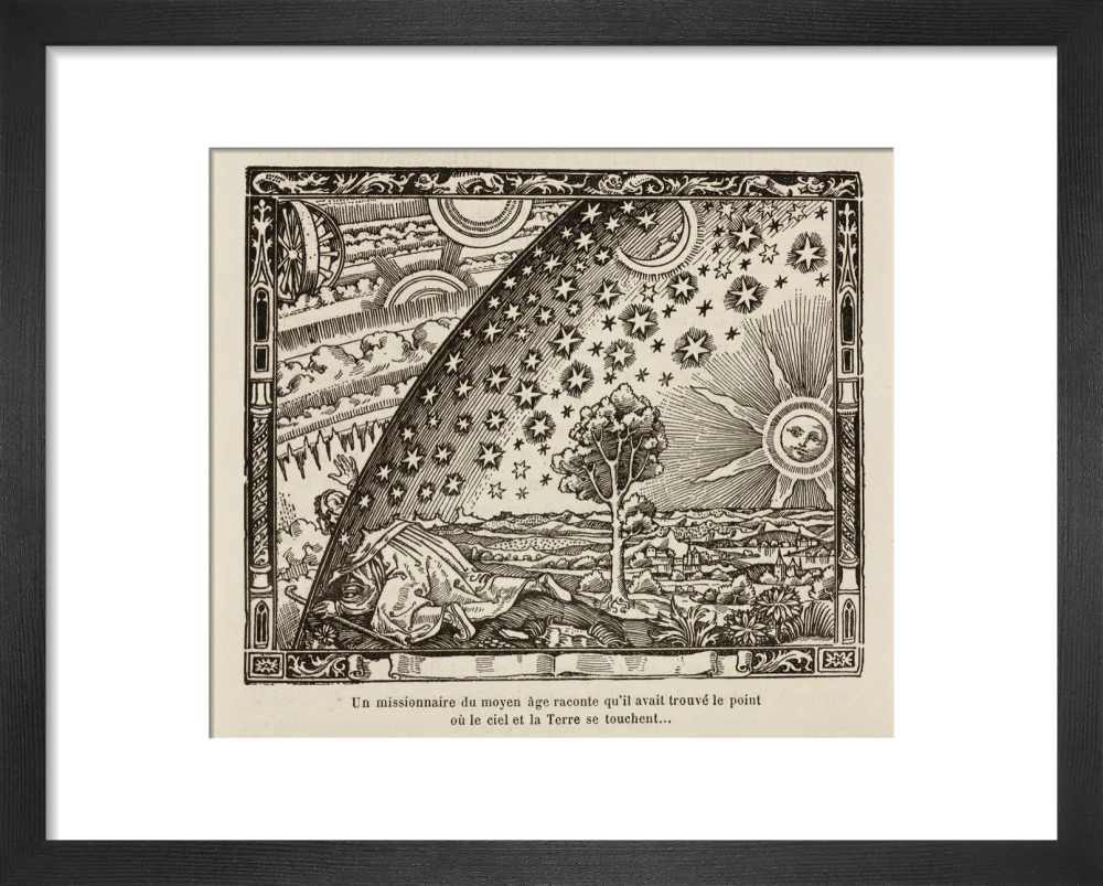 A medieval missionary finds the point where sky and earth touch, 1888. - Image 36