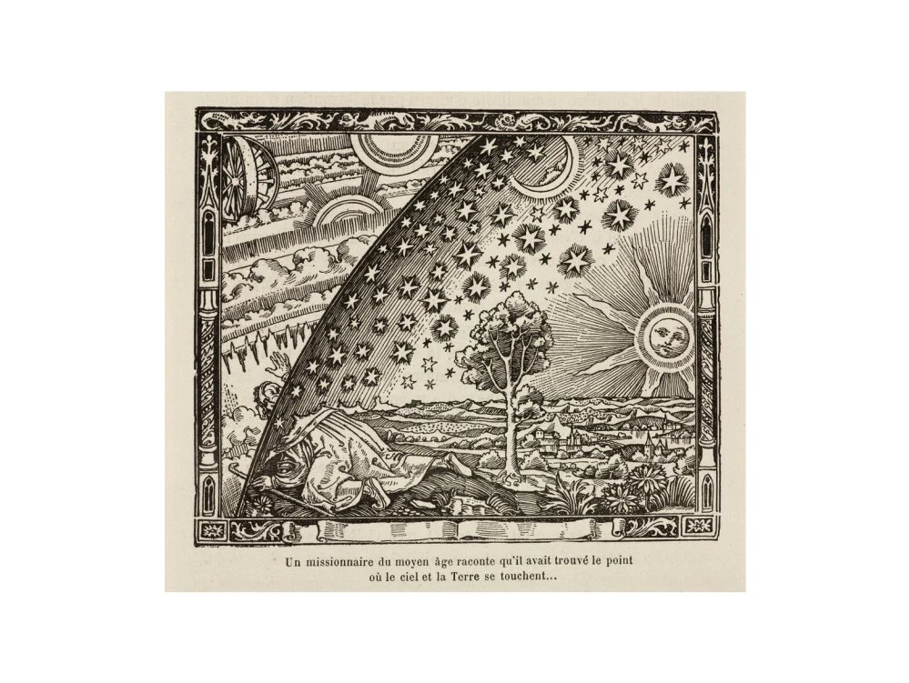 A medieval missionary finds the point where sky and earth touch, 1888. - Image 45