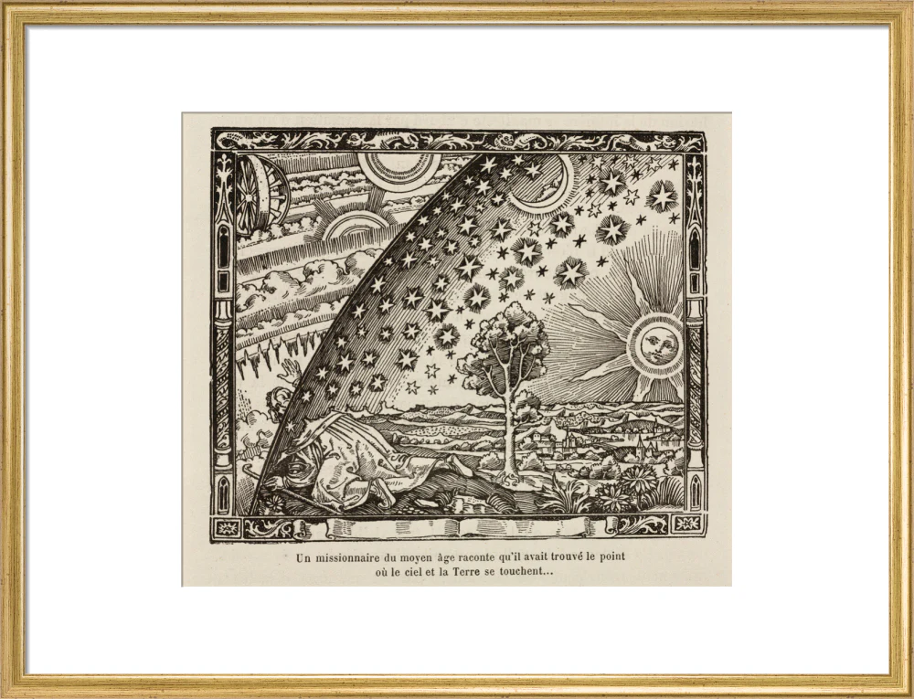 A medieval missionary finds the point where sky and earth touch, 1888. - Image 53