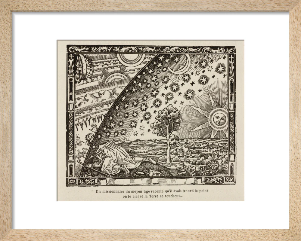 A medieval missionary finds the point where sky and earth touch, 1888. - Image 6