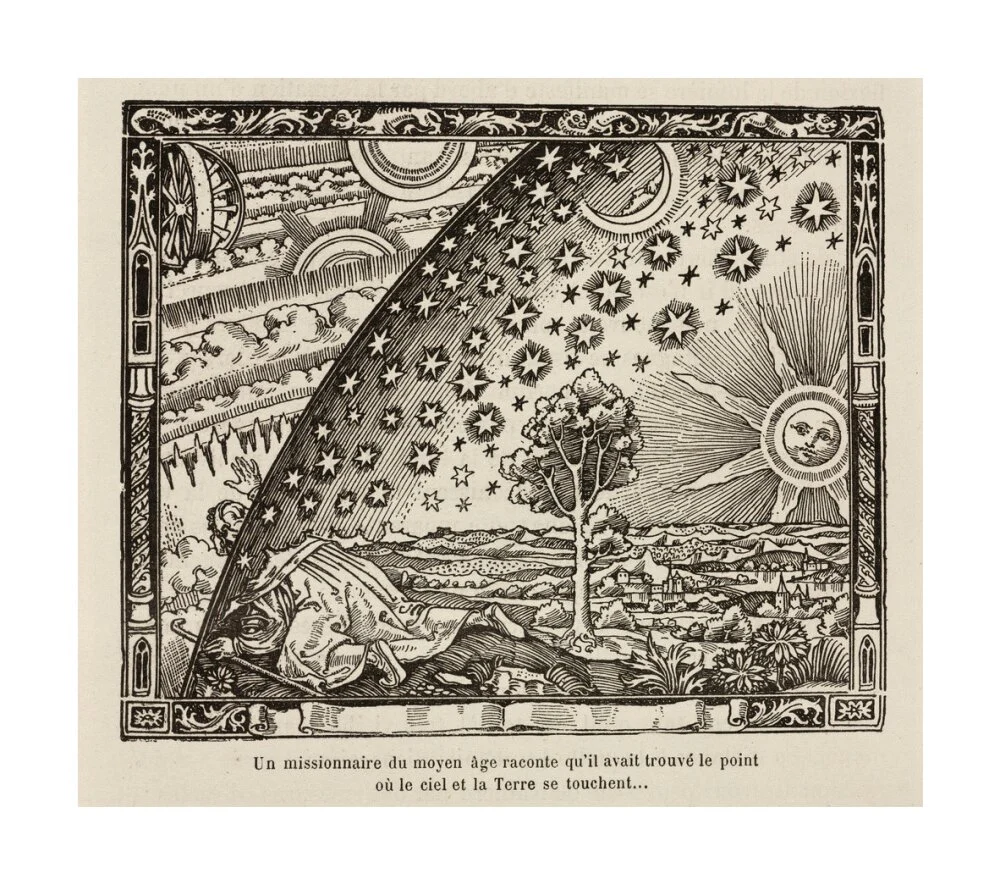 A medieval missionary finds the point where sky and earth touch, 1888. - Image 62