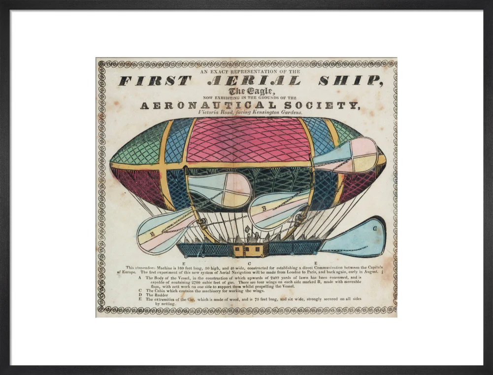 The 'Eagle', the 'First aerial Ship', 1834. - Image 18