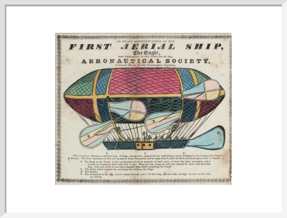 The 'Eagle', the 'First aerial Ship', 1834. - Image 19