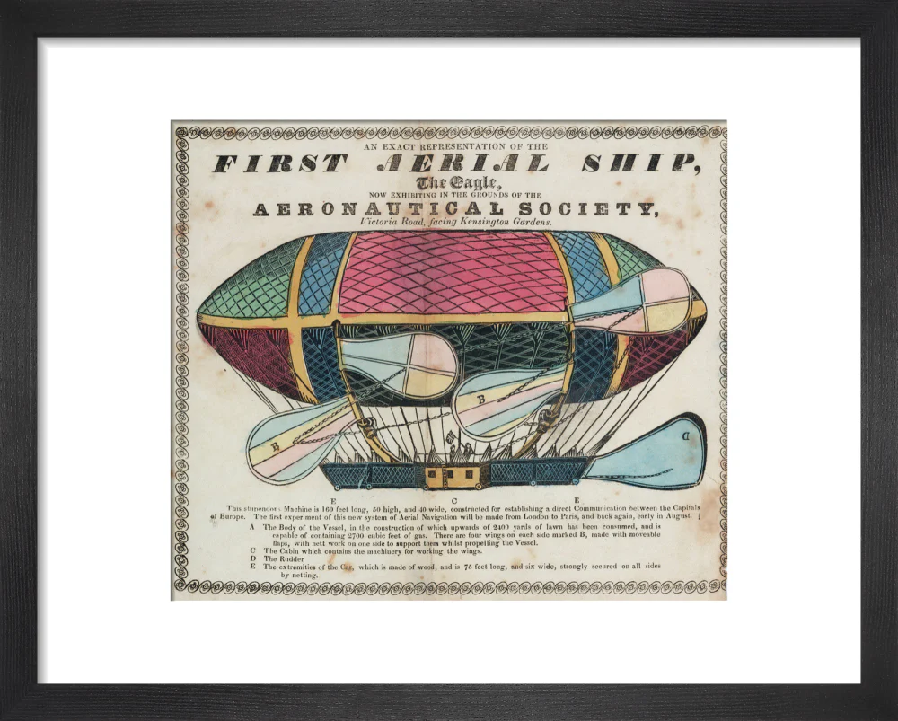 The 'Eagle', the 'First aerial Ship', 1834. - Image 3