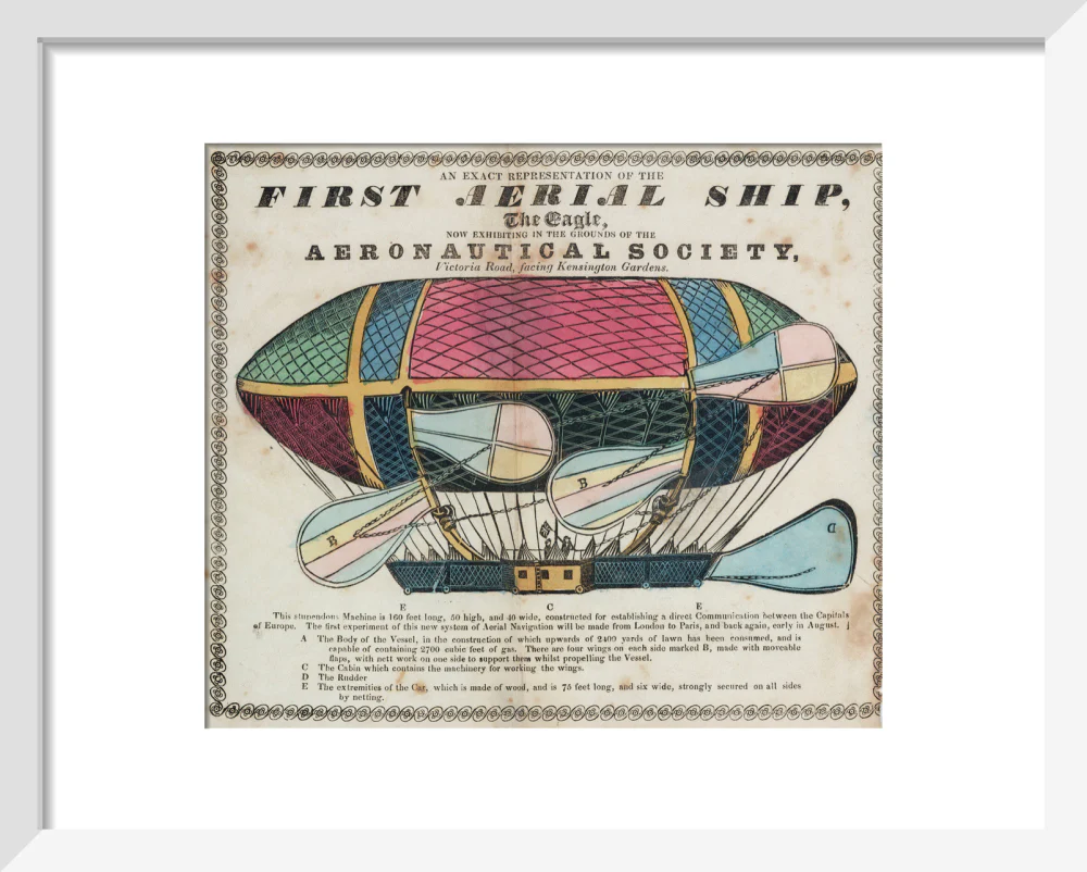The 'Eagle', the 'First aerial Ship', 1834. - Image 37
