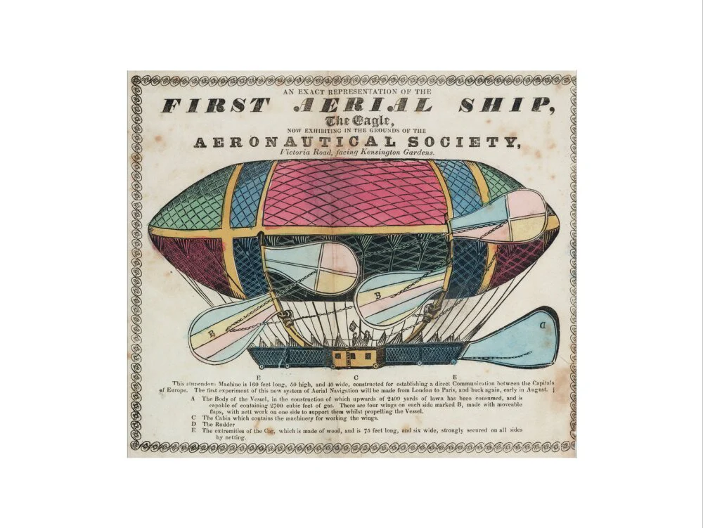 The 'Eagle', the 'First aerial Ship', 1834. - Image 45