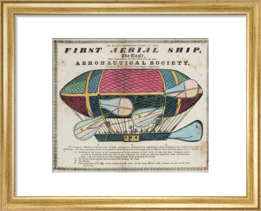 The 'Eagle', the 'First aerial Ship', 1834. - Image 5