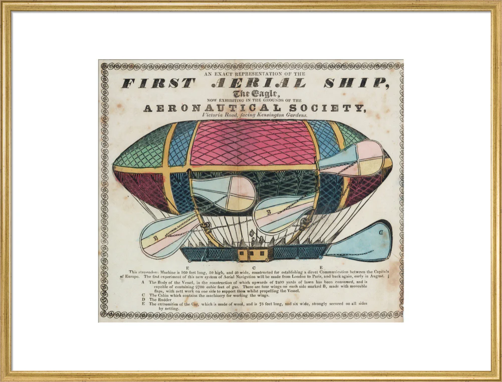 The 'Eagle', the 'First aerial Ship', 1834. - Image 58