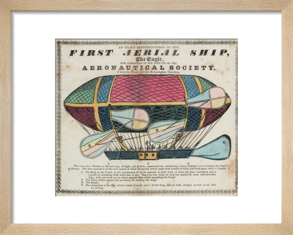 The 'Eagle', the 'First aerial Ship', 1834. - Image 6