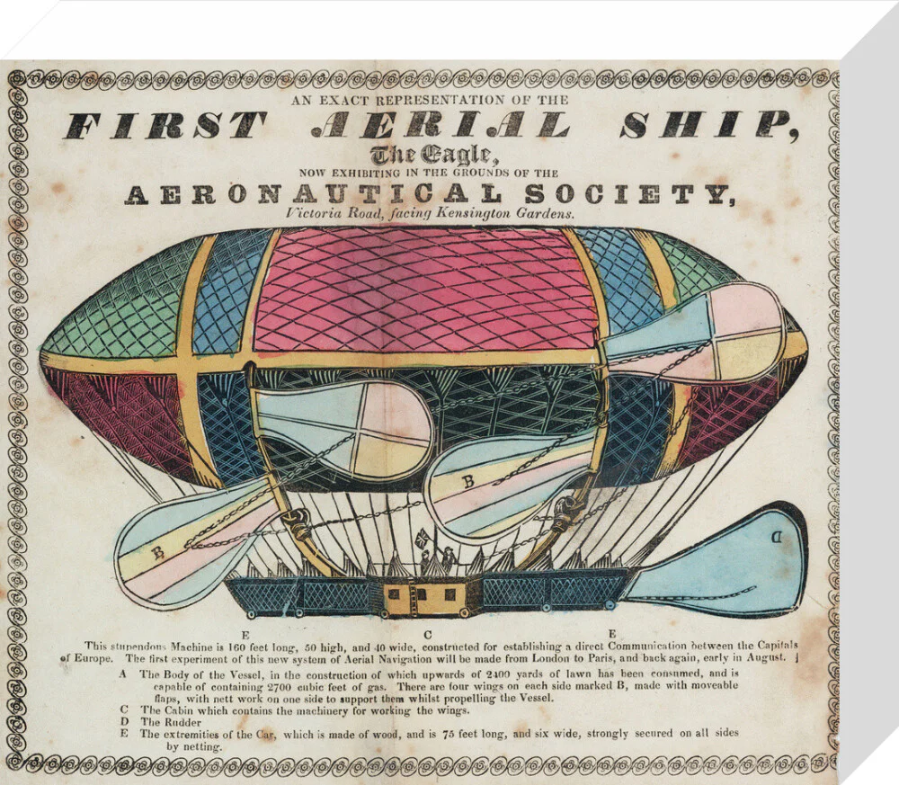 The 'Eagle', the 'First aerial Ship', 1834. - Image 64