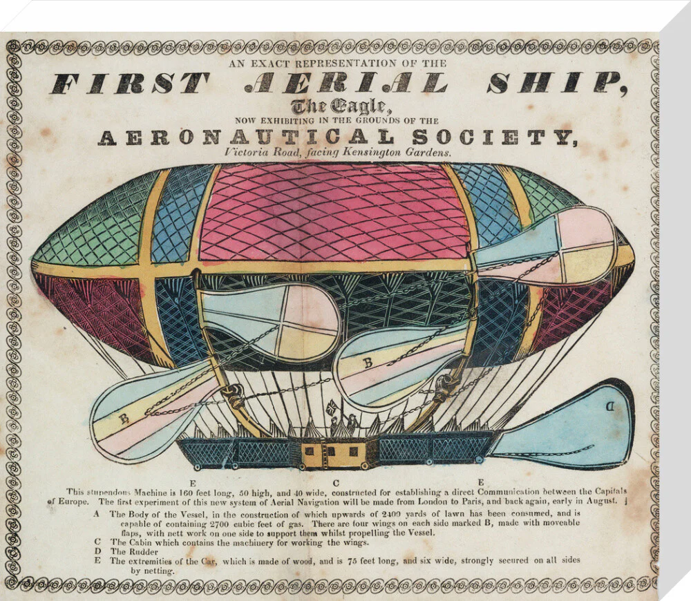 The 'Eagle', the 'First aerial Ship', 1834. - Image 65