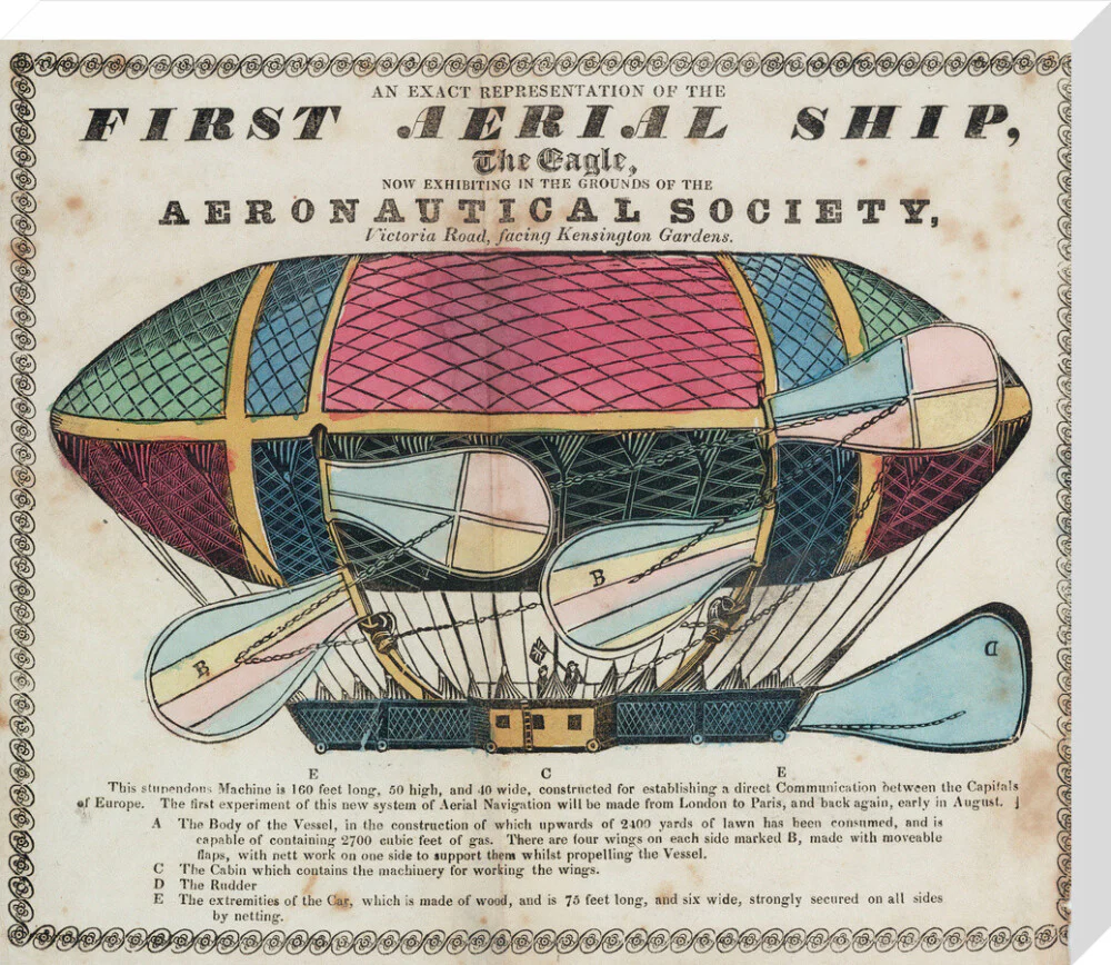 The 'Eagle', the 'First aerial Ship', 1834. - Image 66