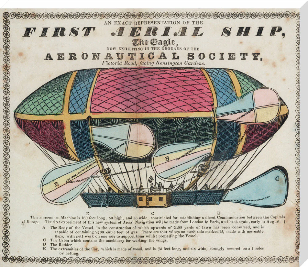 The 'Eagle', the 'First aerial Ship', 1834. - Image 67