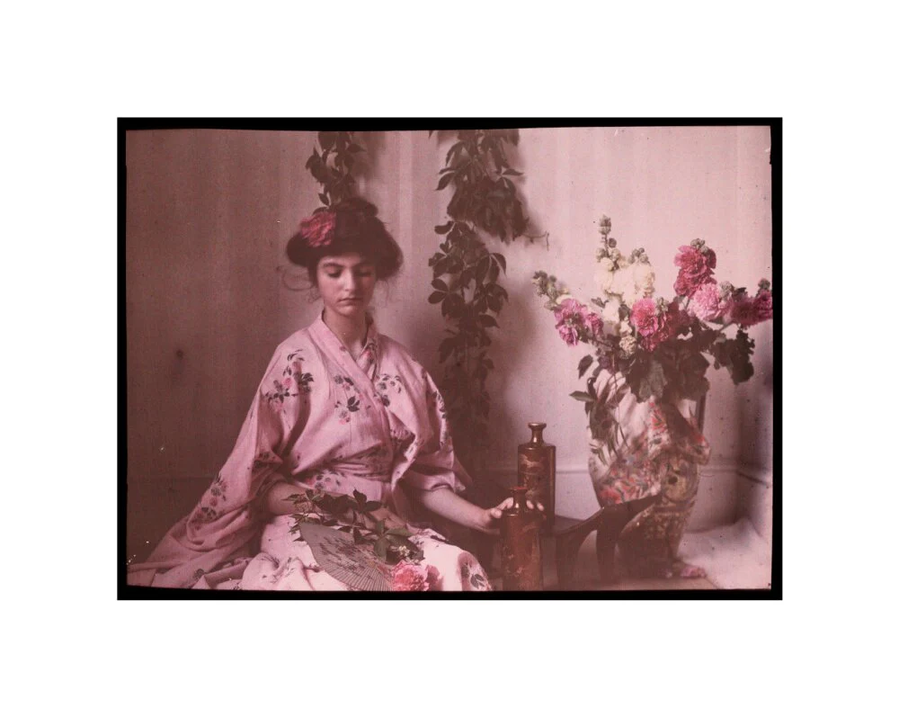 Girl in a kimono, 1908. - Image 60
