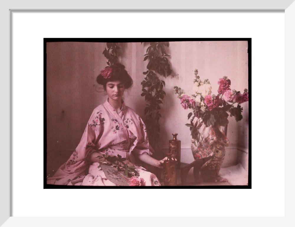 Girl in a kimono, 1908. - Image 9