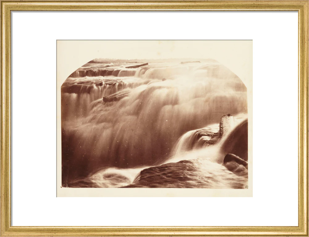 'Chaudiere Falls in Winter', 1860. - Image 15