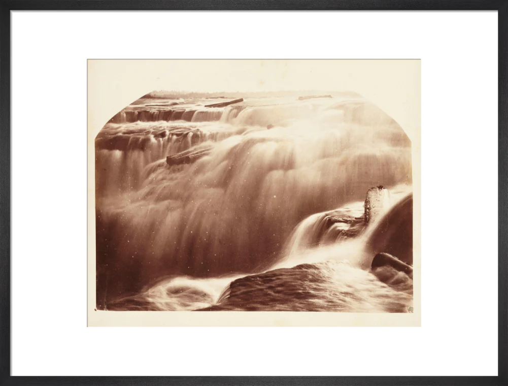 'Chaudiere Falls in Winter', 1860. - Image 51