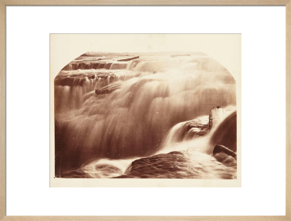 'Chaudiere Falls in Winter', 1860. - Image 54
